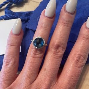 Tacori bold blue topaz ring